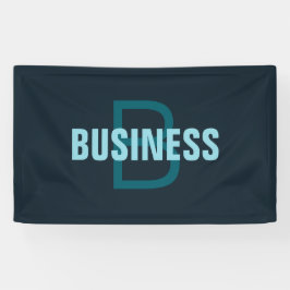 Einfaches, fett gedrucktes, anpassbares monogrammi banner