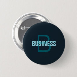 Einfaches, fett gedrucktes, anpassbares monogrammi button