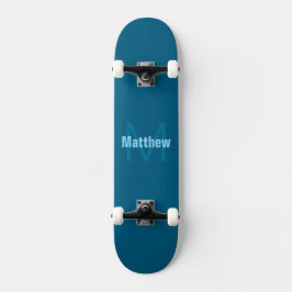 Einfaches, fett gedrucktes, anpassbares monogrammi skateboard