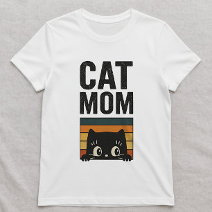 Einfaches, fettes Katzentreter-Shirt; Retro-lustig T-Shirt
