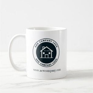 Einfaches Firmenlogo Corporate Custom Kaffeetasse