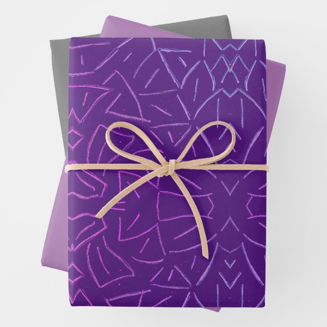 Einfaches Flattern Geschenkpapier Set (Beispiel)