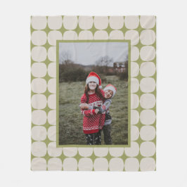 Einfaches Foto aus dem Mittelalter Fleecedecke