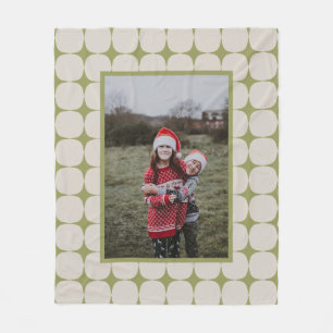 Einfaches Foto aus dem Mittelalter Fleecedecke