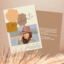 Einfaches Foto Boho Terracotta Abschluss