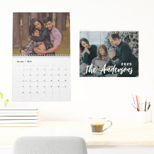 Einfaches Foto für die ganze Familie Kalender