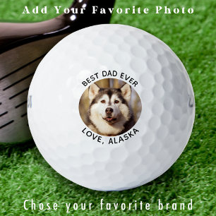 Einfaches Foto für Haustiere Personalisiert Golfer Golfball