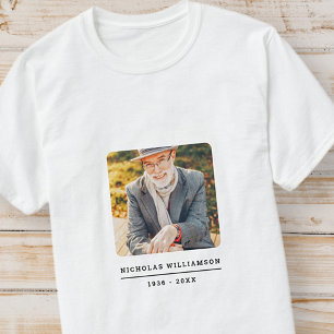 Einfaches Foto für moderne Erinnerungen T-Shirt