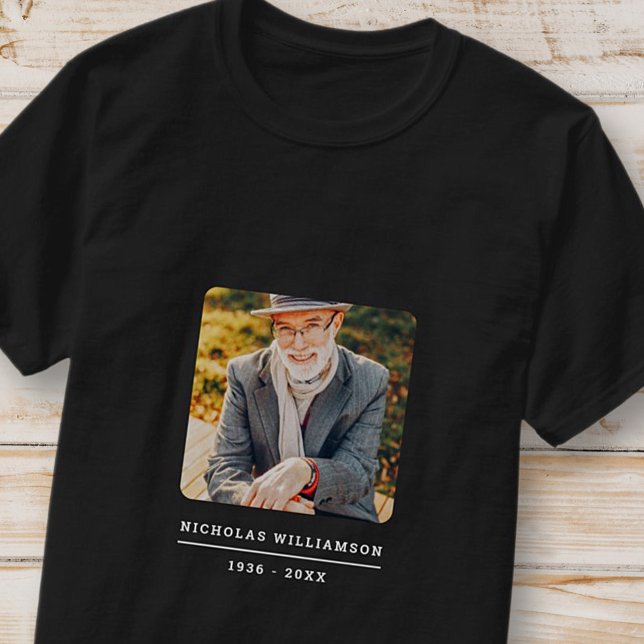 Einfaches Foto für moderne Erinnerungen T-Shirt (Von Creator hochgeladen)