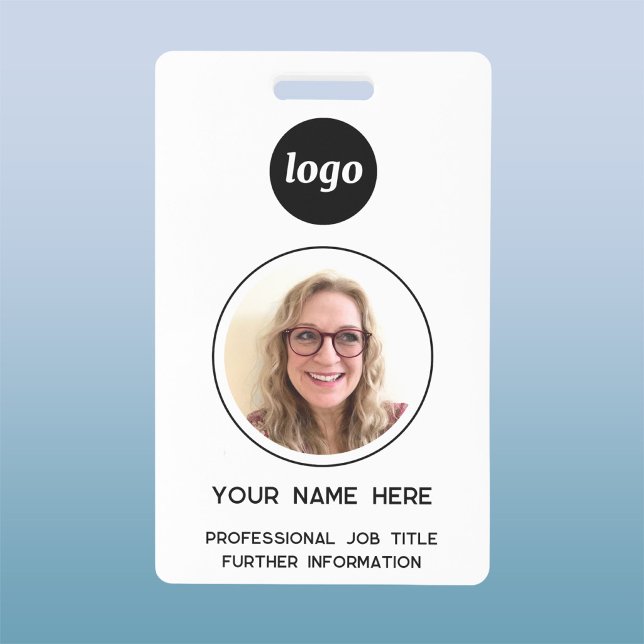 Einfaches Foto-ID Nametag Ausweis (Von Creator hochgeladen)