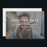 Einfaches Foto Overlay 2025 Abschluss Save The Date<br><div class="desc">Simple Foto Overlay 2025 Abschluss digital verfügbar und gedruckt. Personalisieren Sie einfach die Wörter Ersetzen Sie das Beispiel-Foto auf dem Hintergrund mit Ihrem eigenen.</div>