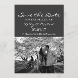 Einfaches Foto Save the Date