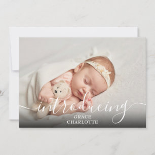 Einfaches Foto-Skript Einführung in die Pink Girl Ankündigung