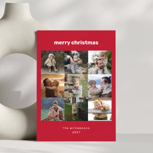 Einfaches Frohes Weihnachten Multi-Foto-Raster Mod