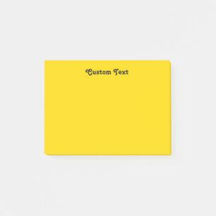 Einfaches Gelb Post-it Klebezettel