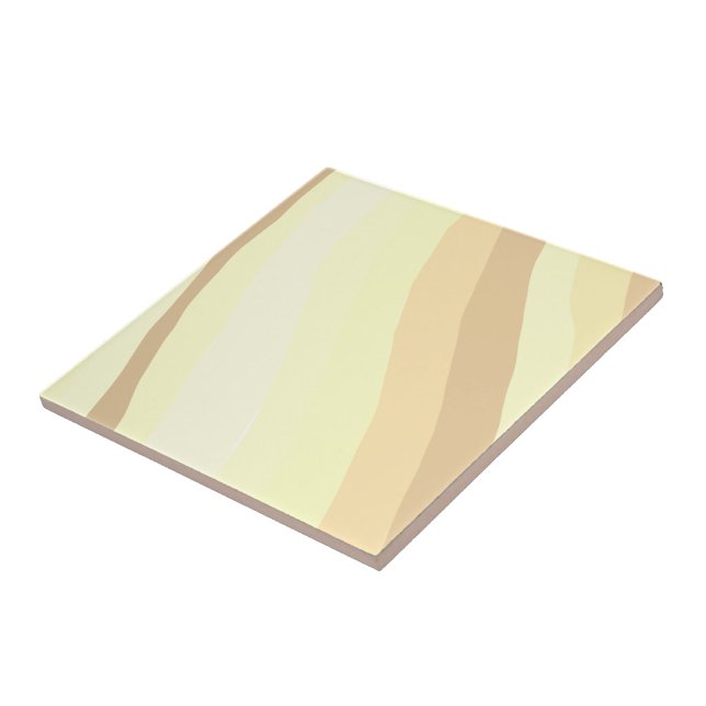 einfaches, gelbblaues Wasserfarbenlogo Fliese (Seite)