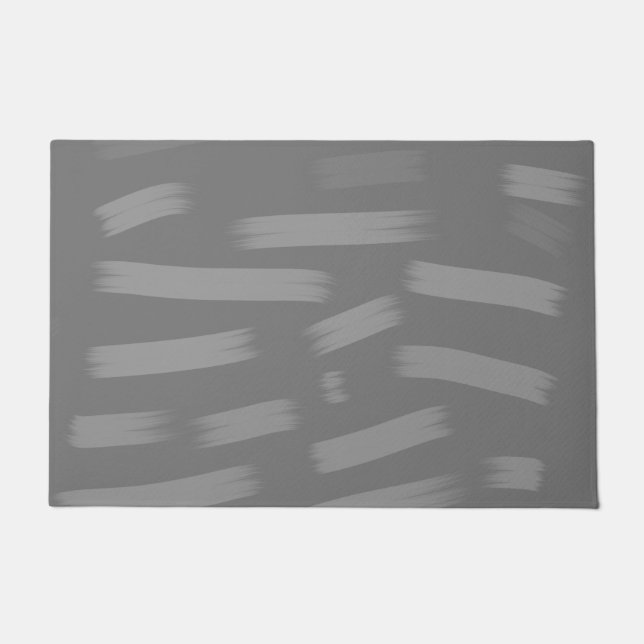 einfaches, gelbblaues Wasserfarbenlogo Fußmatte (Vorderseite)