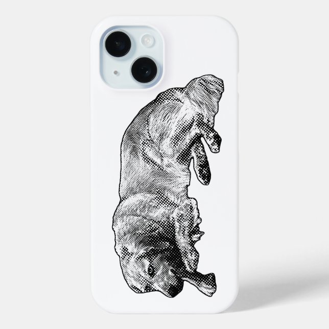 Einfaches gemustertes Ruhebild, auch wenn das Lebe Case-Mate iPhone Hülle (Rückseite)