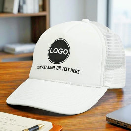 (Einfaches Geschäft-Logo mit Text) Werbemittel Truckerkappe