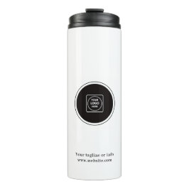 Einfaches Geschäftslogo, individuelle Werbevermark Thermosbecher