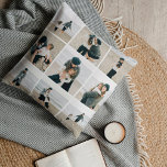 Einfaches Gitter von neun Foto-Kissen Kissen<br><div class="desc">Die Hintergrundfarbe kann online angepasst werden (in jeder Farbe!). Entworfen von Berry Berry Sweet {www.berryberrysweet.com}</div>