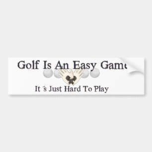 Einfaches Golf Autoaufkleber