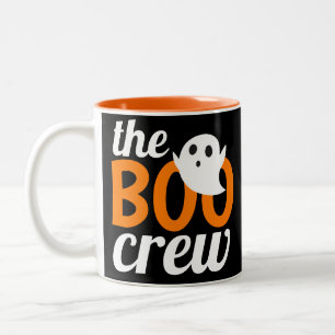Einfaches Halloween-Crew-Gespenst Zweifarbige Tasse