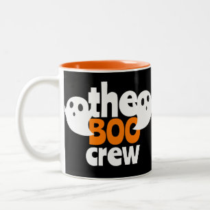 Einfaches Halloween-Crew-Gespenst Zweifarbige Tasse