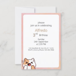 Einfaches Halloween-Geburtstag Einladung