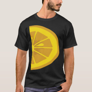 Einfaches Halloween-Kostüm für Paare: Zitrone und  T-Shirt