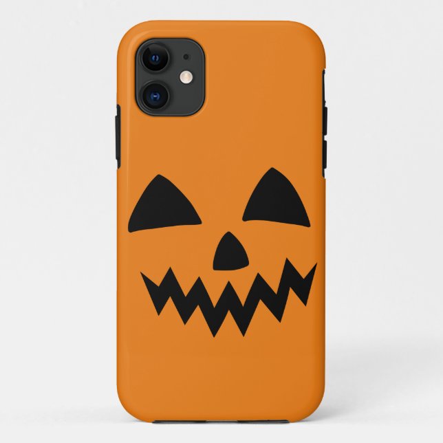 Einfaches Halloween-Kürbisgesichtsgeister beängsti Case-Mate iPhone Hülle (Rückseite)