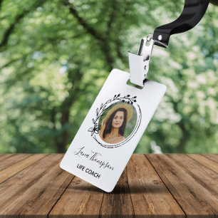 Einfaches handgezeichnetes Kranz-Profilfoto Ausweis