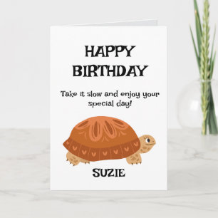Einfaches Happy Birthday Karten-Design Karte