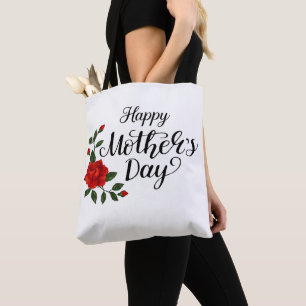 Einfaches Happy Mother's Day Florale Kalligrafie