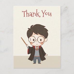Einfaches Harry Potter Danke Postkarte