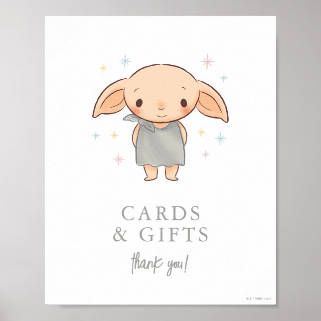 Einfaches Harry Potter - Dobby Baby Shower Poster (Vorne)