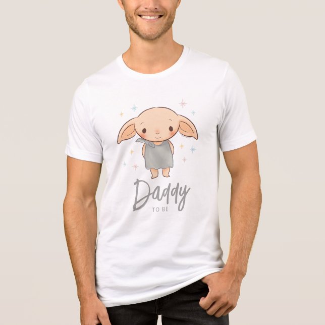 Einfaches Harry Potter - Dobby Baby Shower Tri-Blend Shirt (Vorderseite)