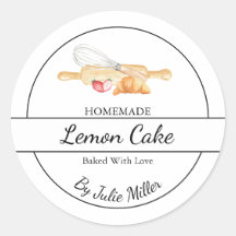 Einfaches, hausgemachtes Backlabel