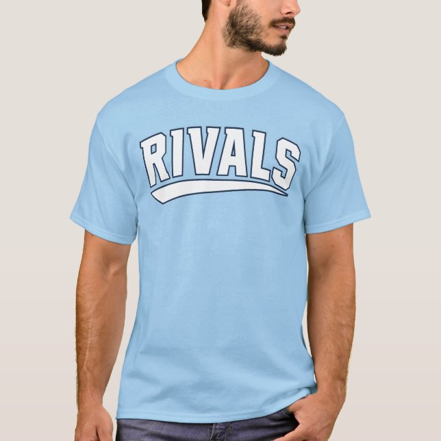 Einfaches Hellblaues T-Shirt (Vorderseite)