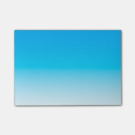 Einfaches hellblaues zum Weiß Post-it Klebezettel