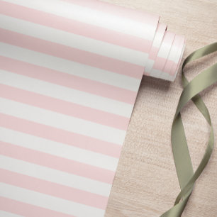 Einfaches, hellrosa weißes Strickpapier Geschenkpapier