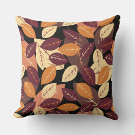 Einfaches Herbstlassen dunkel Kissen