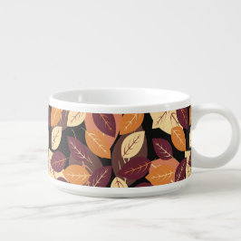 Einfaches Herbstlassen dunkel Kleine Suppentasse