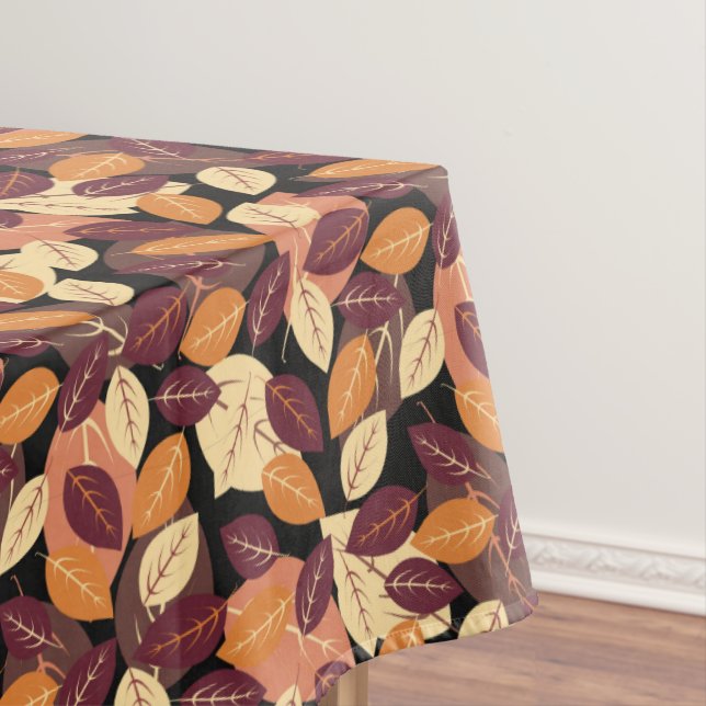 Einfaches Herbstlassen dunkel Tischdecke (Beispiel)
