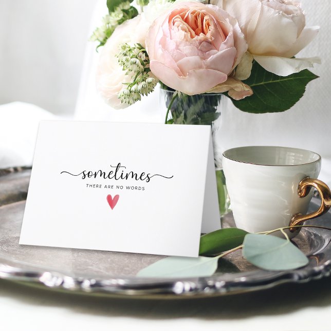 Einfaches herzliches Beileid Karte (Von Creator hochgeladen)