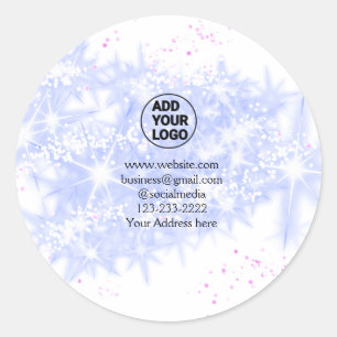 einfaches Hinzufügen eines Logos/Designs mit einem Runder Aufkleber