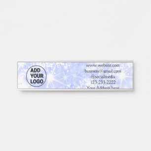 einfaches Hinzufügen eines Logos/Designs mit einem Türschild