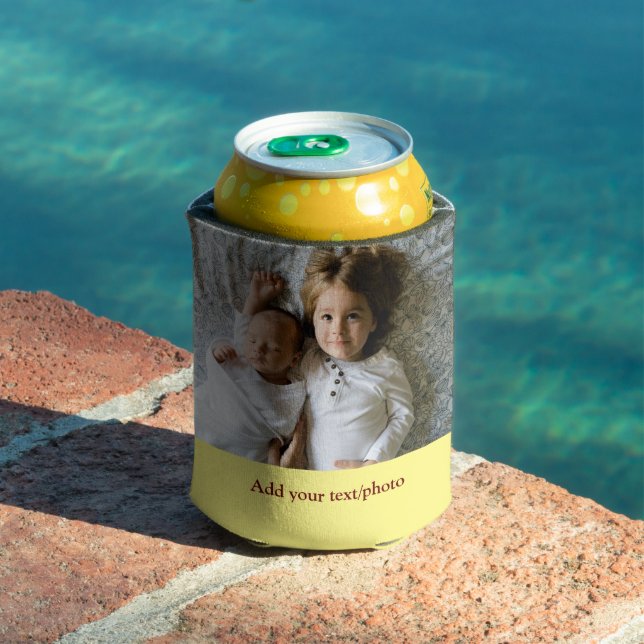 einfaches Hinzufügen IHRES FOTOS TEXT CHRISTMAS C Dosenkühler (In Situ Pool)