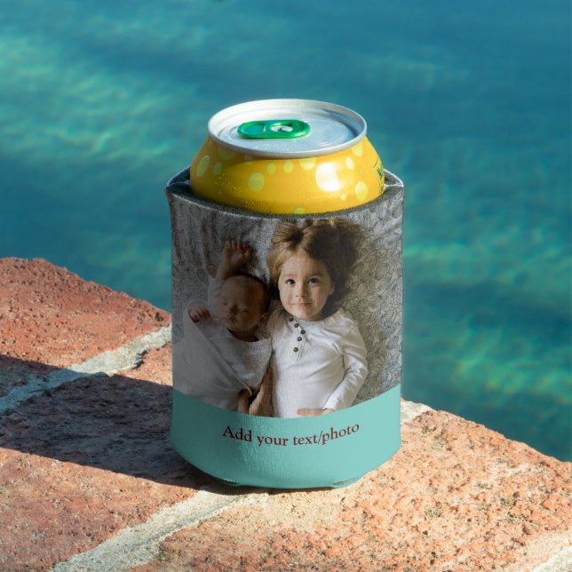 einfaches Hinzufügen IHRES FOTOS TEXT CHRISTMAS C Dosenkühler (In Situ Pool)