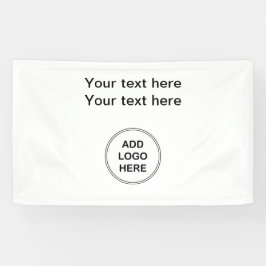 Einfaches Hinzufügen Ihres Logo-Banners Banner